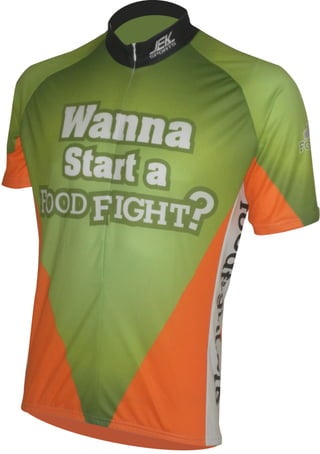 Food fight bicycle jersey