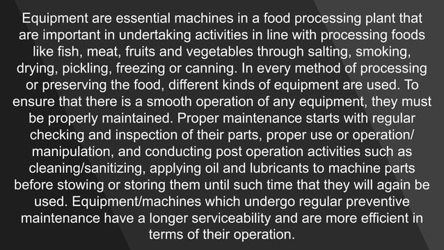 FOOD FISH PROCESSING MODULE 1.pptx | Home Appliances | Home & Garden
