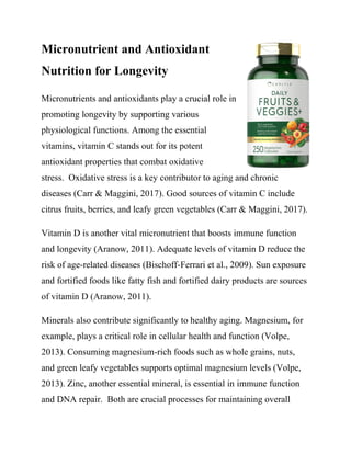Photo inspiration: Food For Longevity And Better Quality Of Life Pdf Photo Inspiration