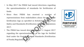 Fortification Labels Food Fortification | PDF
