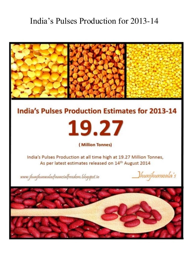 India's Food Grain Production Estimates as on 14 August 2014