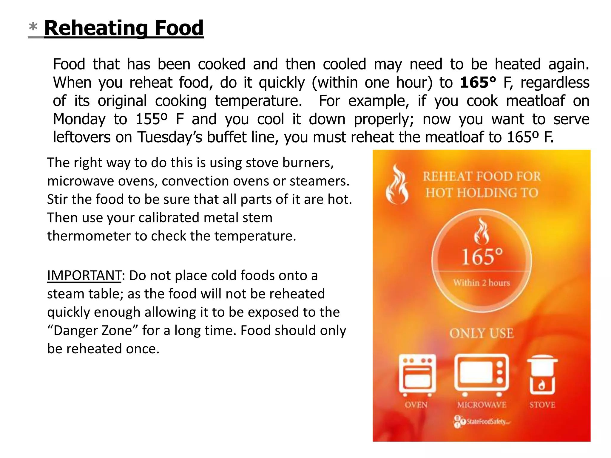Food handling and safety manual ppt | PPTX