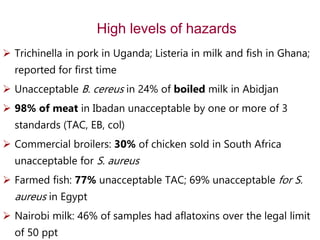 Risk based prioritisation of food hazards
