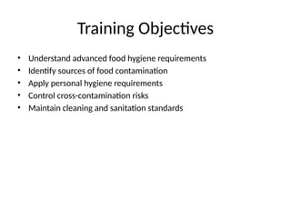 Comprehensive Advanced Food Hygiene Training for Safe Handling and ...