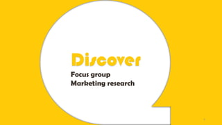 Focus group; marketing researchDiscover
Focus group
Marketing research
3
 