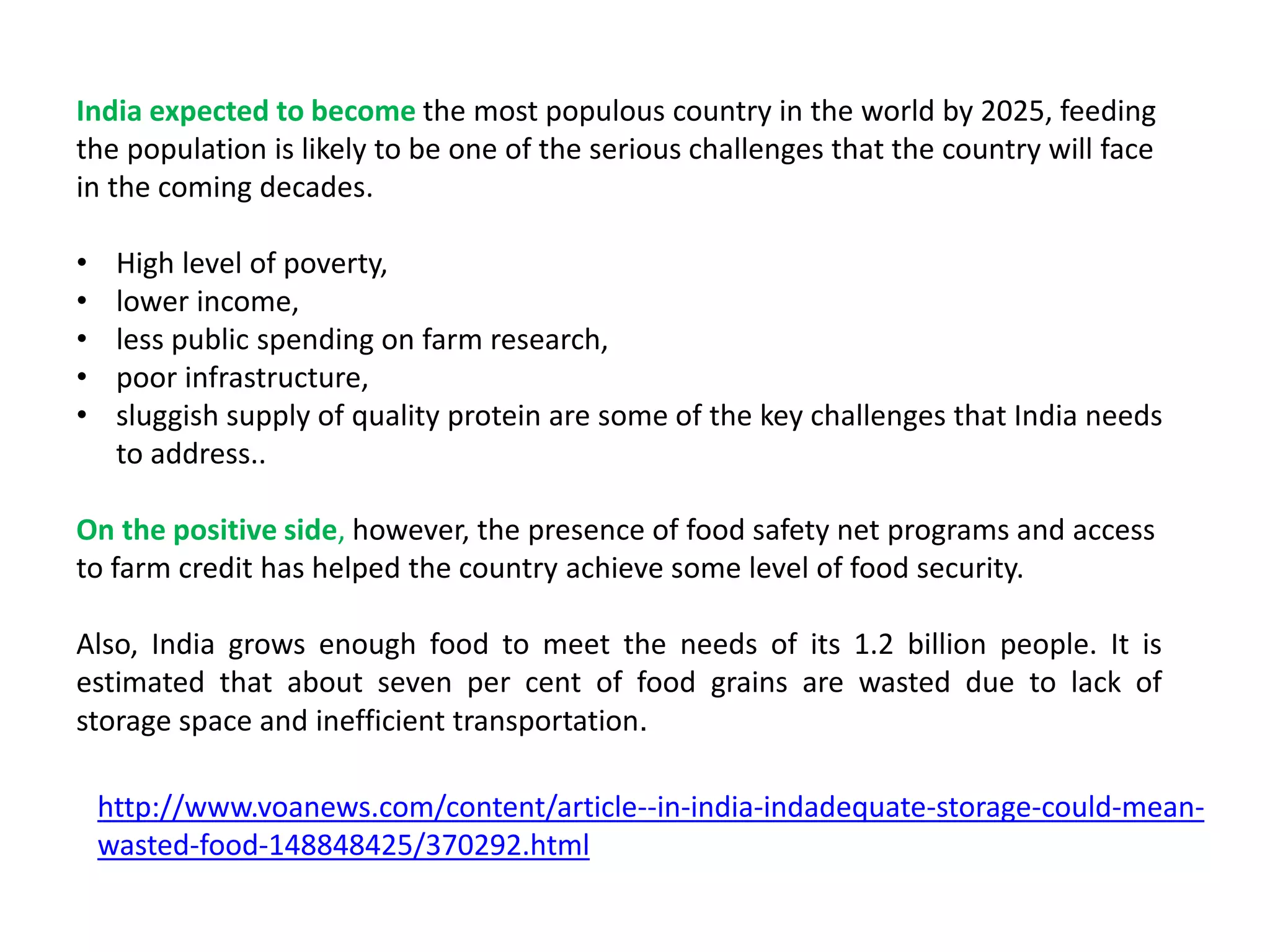 Food insecurity | PPTX