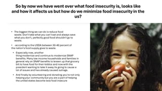 Powerpoint on The effects of food insecurity | PDF