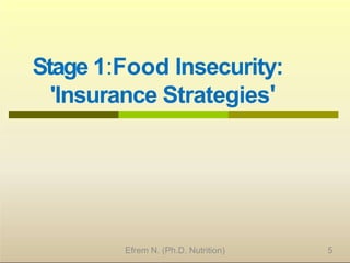 Comprehensive Analysis of Food Insecurity Stages and Coping Strategies ...