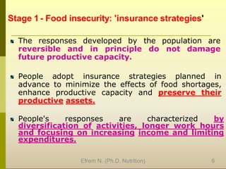 Comprehensive Analysis of Food Insecurity Stages and Coping Strategies ...