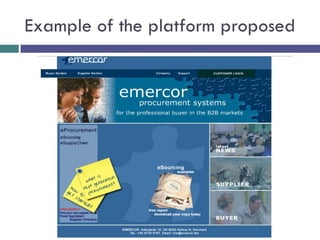Example of the platform proposed 