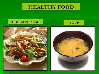 HEALTHY FOOD CHICKEN SALAD SOUP