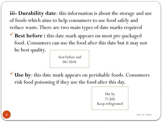 Comprehensive Guide to Food Packaging and Labeling Regulations and ...