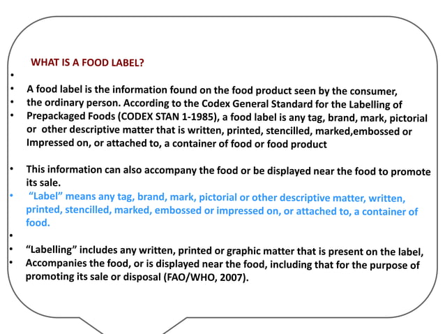 Food labelling ppt.pptx | Nutrition | Healthy Living