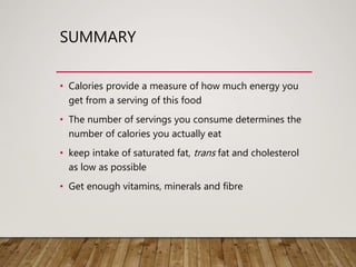 Food labels | PPT