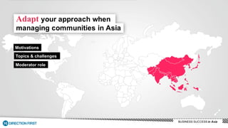 BUSINESS SUCCESS in Asia
 