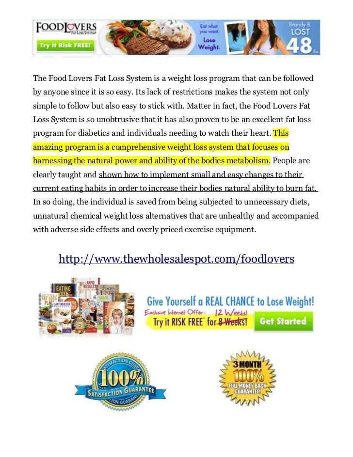 Food Lovers Fat Loss System Enabling People To Lose Weight Without food-lovers-fat-loss-system-enabling-people-to-lose-weight-without