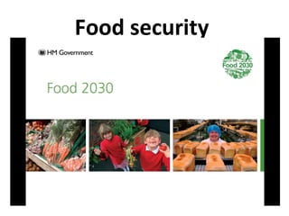 Food security  