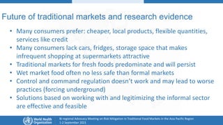 Overview of traditional food markets in Asia Pacific