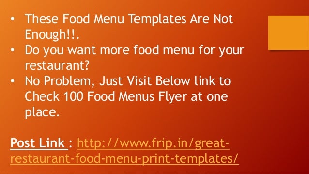 best food menu flyer print template best places to post flyers