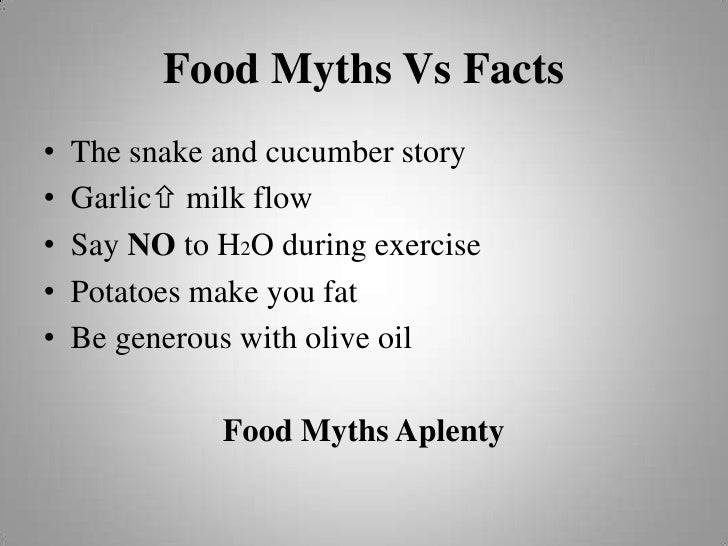 food-myths