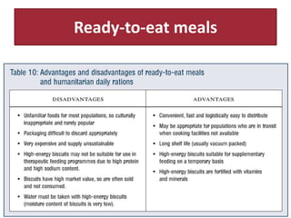 Ready-to-eat meals
 