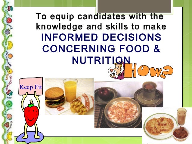 Food and nutrition coursework evaluation