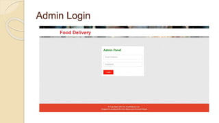 Admin Login
 