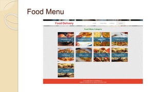 Food Menu
 