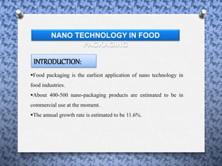 Nano Technology in Food Packaging | PPTX