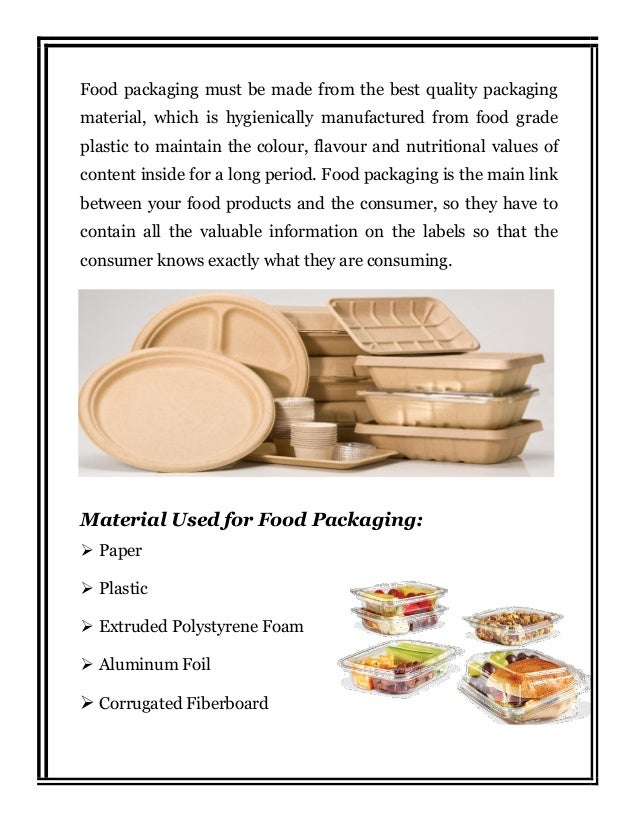 Food Packaging in Melbourne