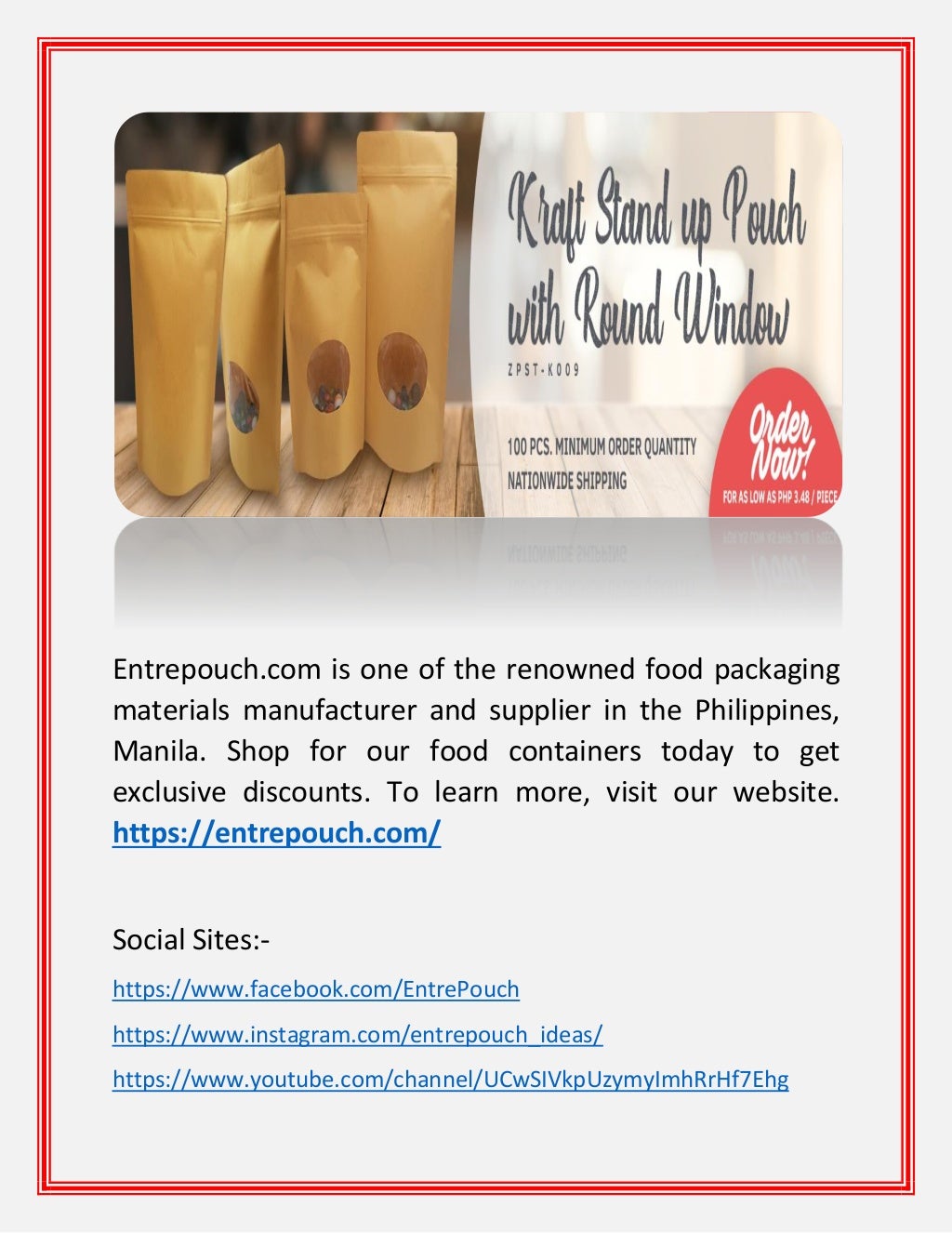 Food Packaging Philippines