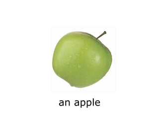 an apple 