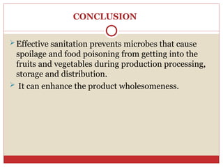 Food manufacturing plants Sanitation.ppt