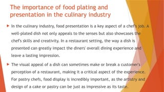 COOKERY FOOD PLATING AND PRESENTATION.pptx