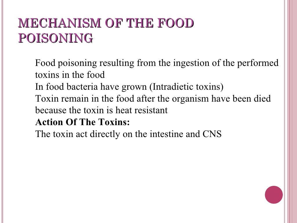 what is the scientific name for food poisoning