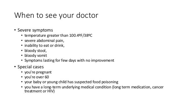 Food poisoning health education Food poisoning health education