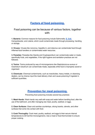 Food Poisoning Its Cause, Effect and Prevention.pdf