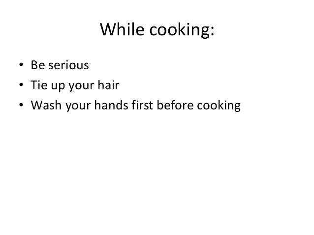 Lesson 6 Food Preparing