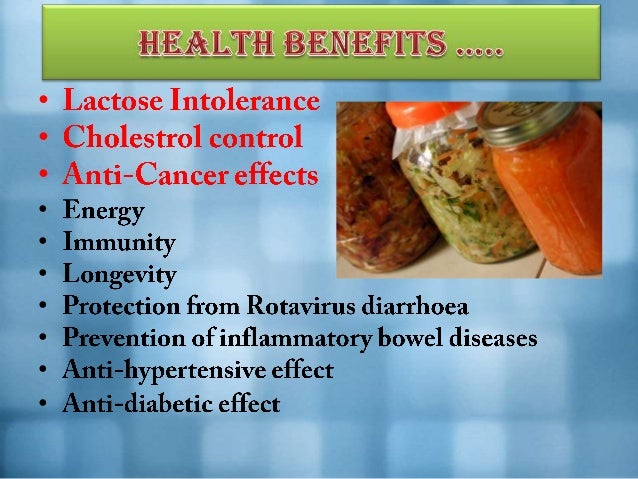 Health Benefits Of Fermented Milk And Food Products