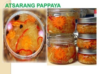 ATSARANG PAPPAYA
 