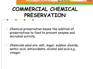 Food preservation commercial | PPT