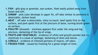 Degrease Culinary Term Fish Food preservation, PROCESSING AND LABELLING | PPTX