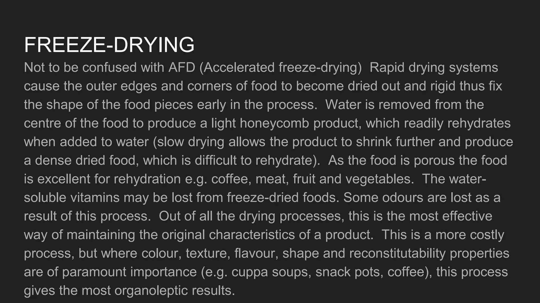 Fresh Look at Food Processing Types Advantages Explanation