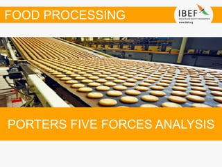 PORTERS FIVE FORCES ANALYSIS
FOOD PROCESSING
 
