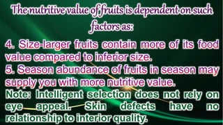 Note: Intelligent selection does not rely on
eye appeal. Skin defects have no
relationship to interior quality.
 