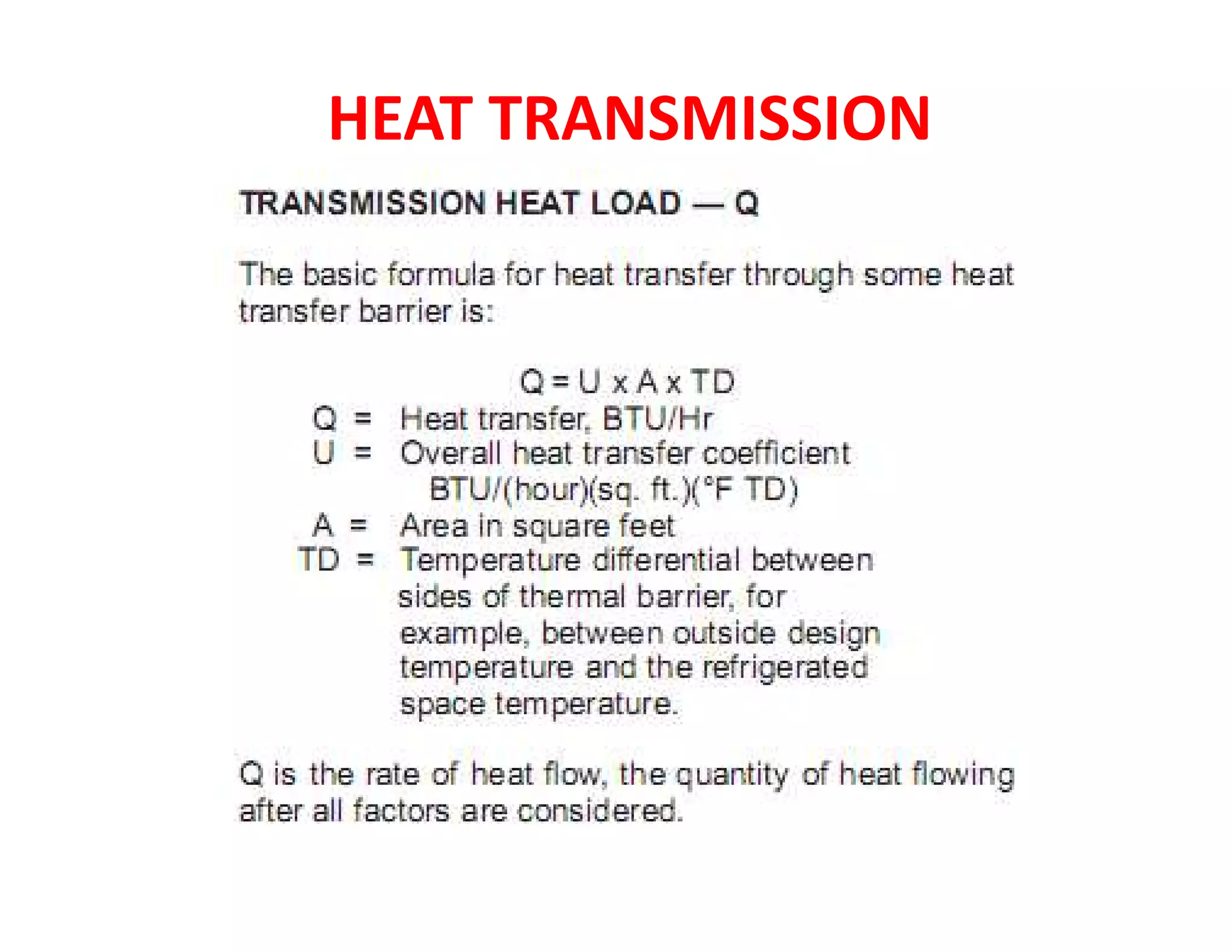 HEAT TRANSMISSION
 
