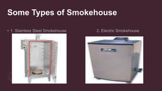 Some Types of Smokehouse
 