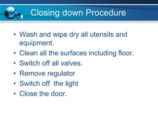 Clean Closure Process Food Processing HACCP and GMP.ppt