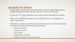 Food processing industries in inida | PPTX