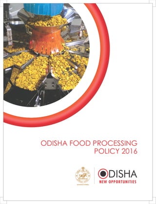 Food processing policy 2016